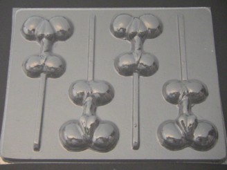 206x Him In Her Chocolate or Hard Candy Lollipop Mold
